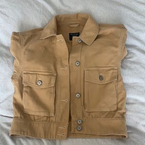 Abercrombie & Fitch Cropped Trucker Jacket